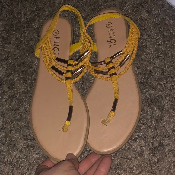 Rouge Helium Shoes - SUNSHINE 🌞YELLOW SANDALS🌞